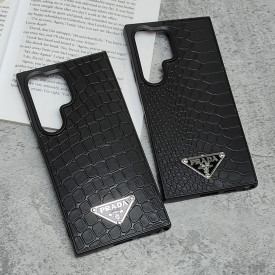 قاب چرمی ژله ای طرح دار مدل Samsung S24 Ultra