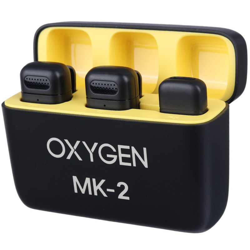 میکروفون یقه ای بی سیم Oxygen MK-2 با تبدیل Type-C To Lightning