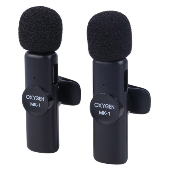 میکروفون یقه ای بی سیم Oxygen MK-1 با تبدیل Type-C To Lightning