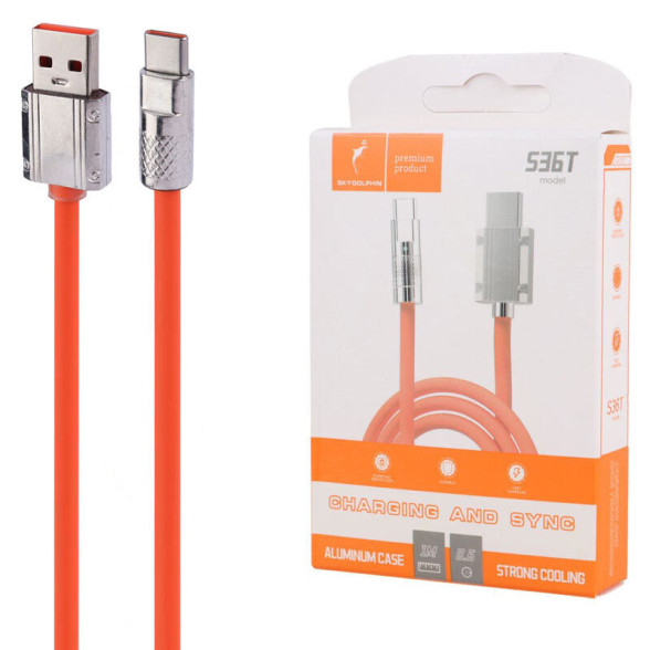 کابل دیتا و شارژ Type-C برند Sky Dolphin مدل S36T