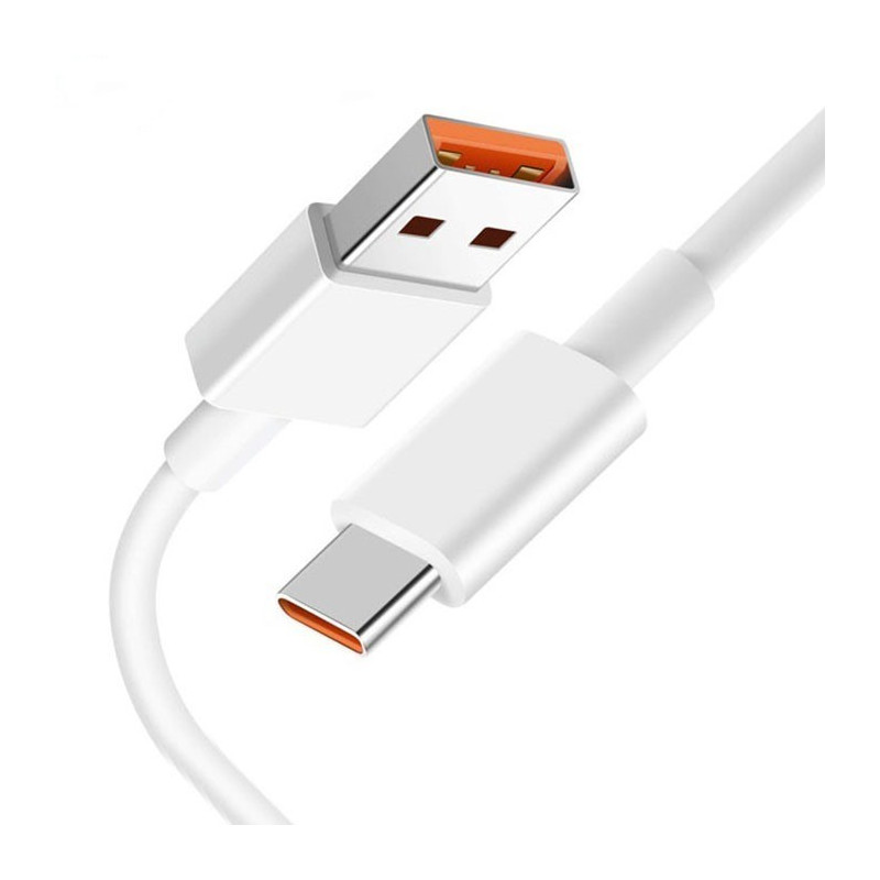 کابل شارژ اورجینال Xiaomi 120W Max پورت نارنجی Type-C