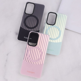 قاب Spigen 3D طرح مگ سیف Samsung A52 / A52s