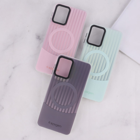 قاب Spigen 3D طرح مگ سیف Samsung A22 4G / M32 4G