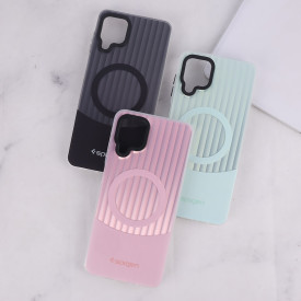 قاب Spigen 3D طرح مگ سیف Samsung A12