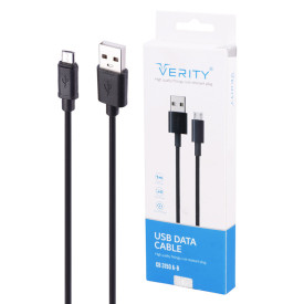 کابل دیتا و شارژ Micro USB برند Verity مدل 3150