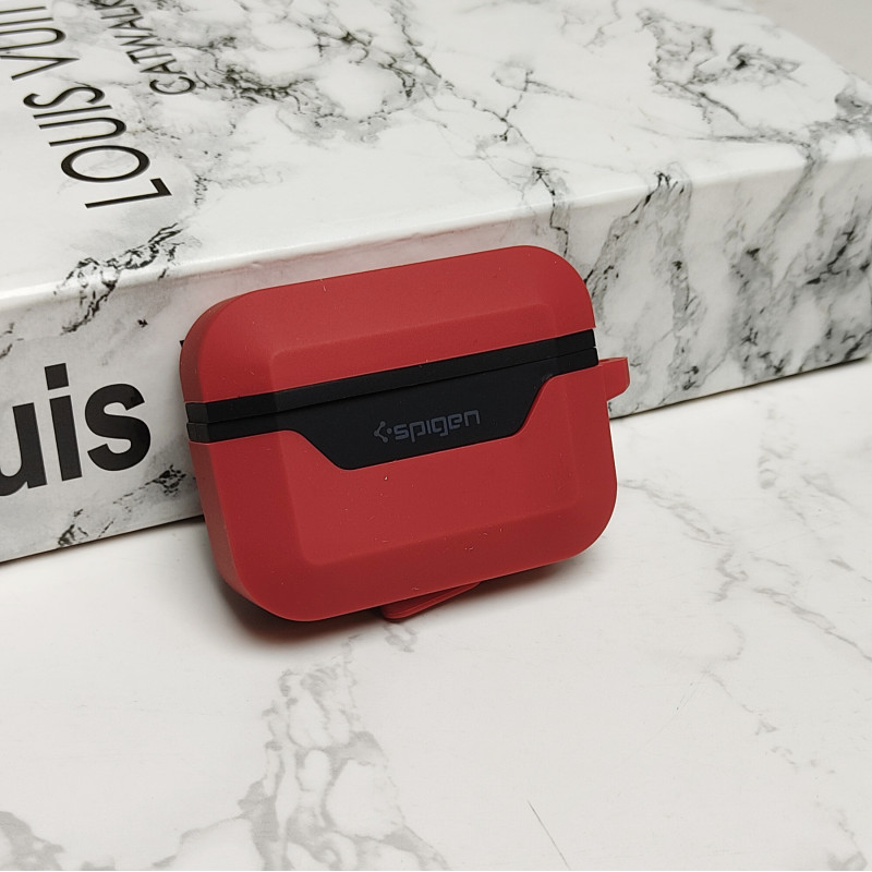 کاور سیلیکونی Spigen DuraPro Flex مدل Airpods Pro 1 / 2 قرمز
