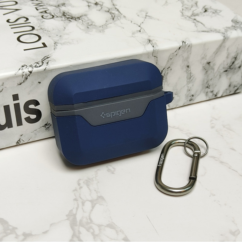 کاور سیلیکونی Spigen DuraPro Flex مدل Airpods Pro 1 / 2 سرمه ای