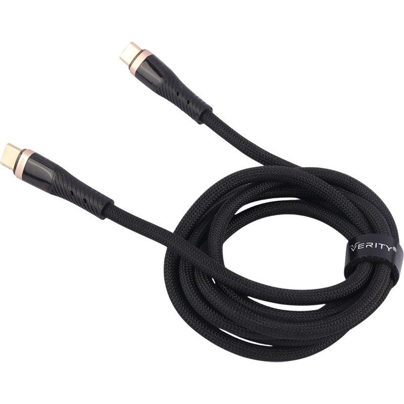 کابل دیتا و شارژ دو سر Type-C برند Verity مدل 3164C