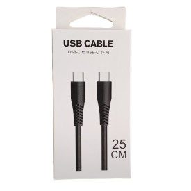 کابل شارژ 5 آمپر دو سر Type-C درجه یک 25cm