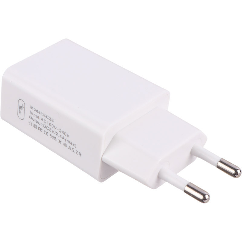 شارژر دیواری فست شارژ 12 وات SkyDolphin مدل SC36V با کابل Micro