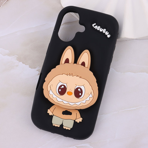 قاب سیلیکونی پاپ سوکت دار لبوبو iPhone 16