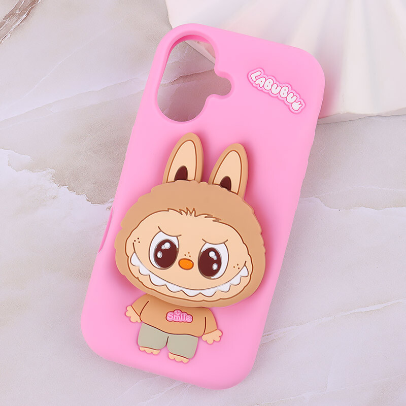 قاب سیلیکونی پاپ سوکت دار لبوبو iPhone 16