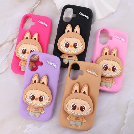 قاب سیلیکونی پاپ سوکت دار لبوبو iPhone 16