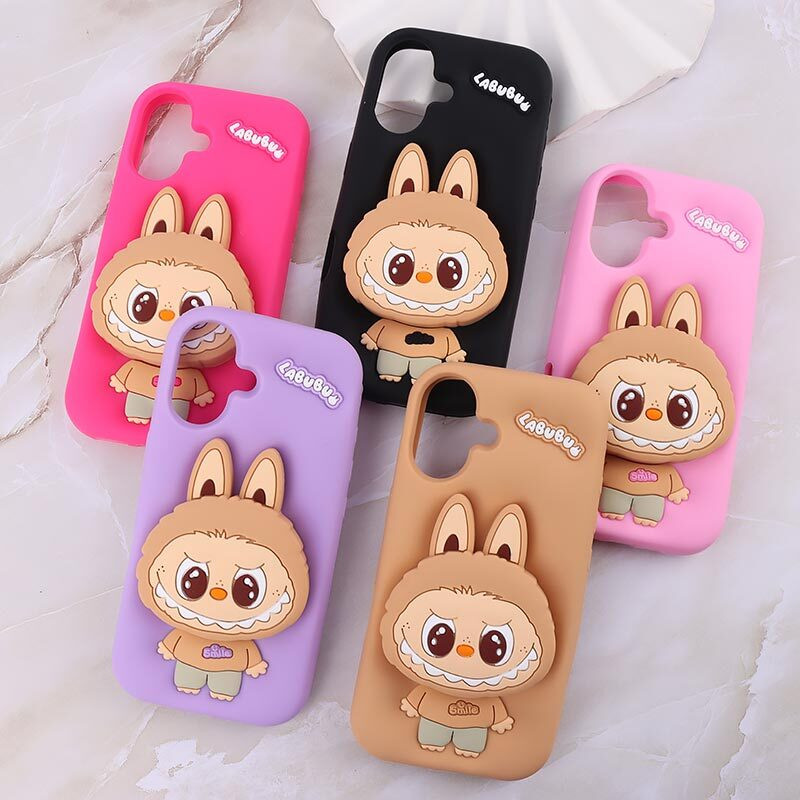قاب سیلیکونی پاپ سوکت دار لبوبو iPhone 16