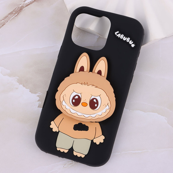 قاب سیلیکونی پاپ سوکت دار لبوبو iPhone 16 Pro Max