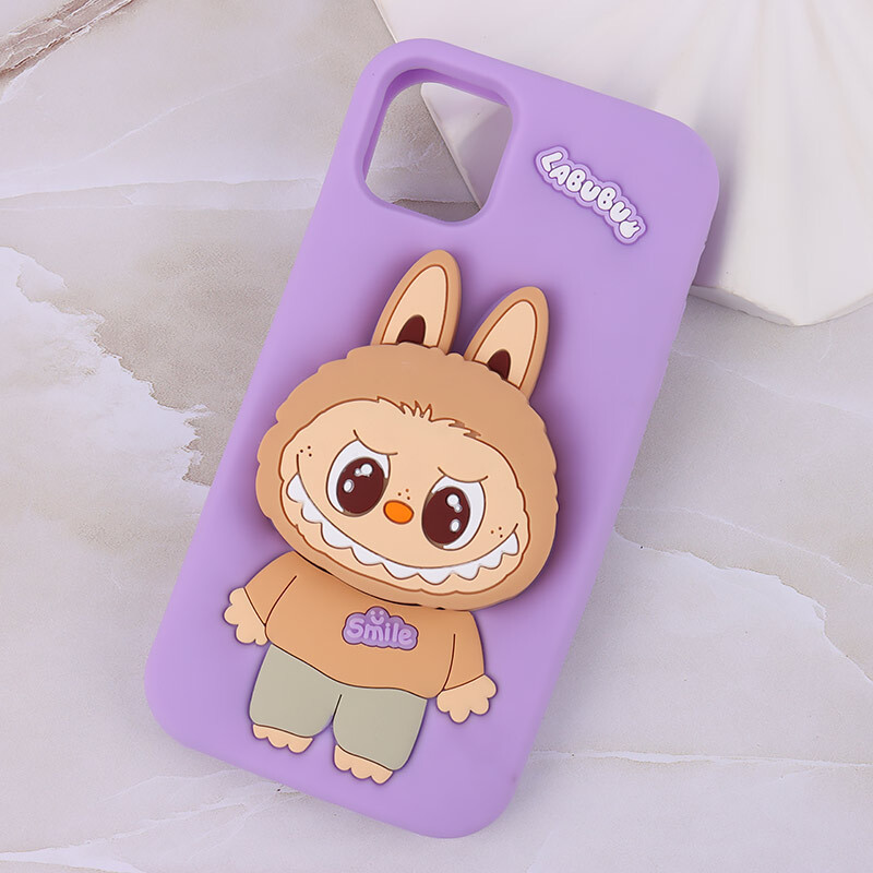 قاب سیلیکونی پاپ سوکت دار لبوبو iPhone 12 Pro Max / 13 Pro Max