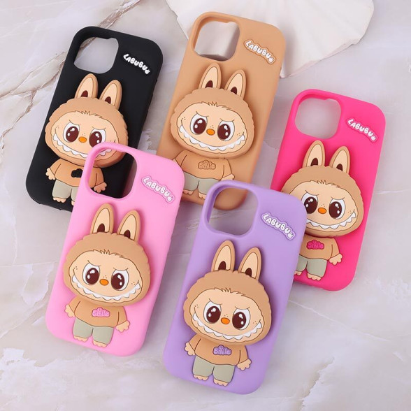 قاب سیلیکونی پاپ سوکت دار لبوبو iPhone 13 / 14