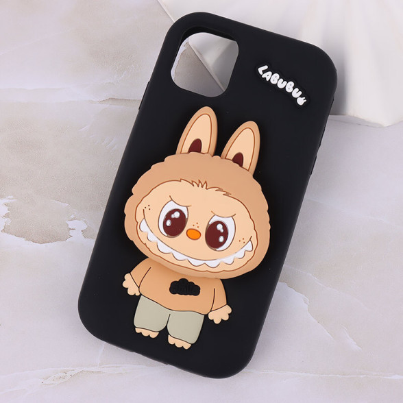 قاب سیلیکونی پاپ سوکت دار لبوبو iPhone 11