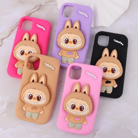 قاب سیلیکونی پاپ سوکت دار لبوبو iPhone 11