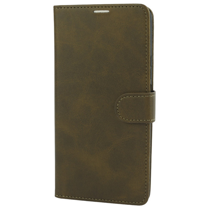 کیف چرمی مگنتی محافظ لنزدار Xiaomi Poco F5 زیتونی