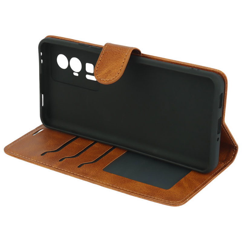 کیف چرمی مگنتی محافظ لنزدار Xiaomi Poco F5 Pro