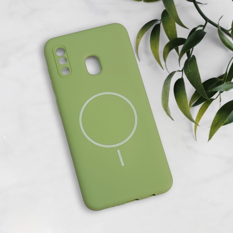 قاب سیلیکونی اورجینال طرح مگ سیف Samsung A20 / A30 / M10s