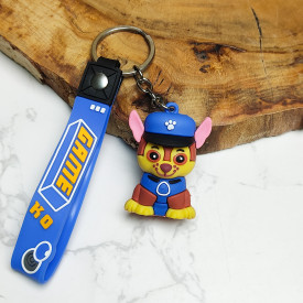 جاکلیدی سیلیکونی وارداتی چیس سگ های نگهبان همراه با بند آویز