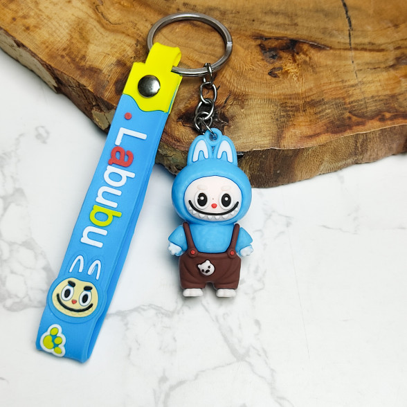 جاکلیدی سیلیکونی وارداتی لبوبو همراه با بند آویز