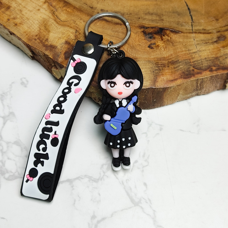 جاکلیدی سیلیکونی وارداتی ونزدی همراه با بند آویز