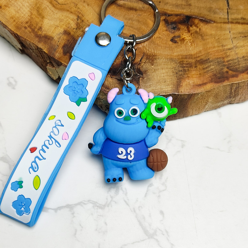 جاکلیدی سیلیکونی وارداتی کارخانه هیولاها همراه با بند آویز