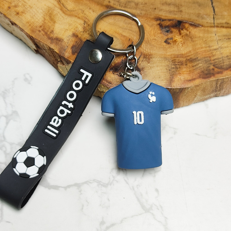 جاکلیدی سیلیکونی وارداتی پیراهن ورزشی امباپه همراه با بند آویز