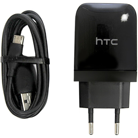 شارژر میکرو یو اس بی HTC همراه با کابل