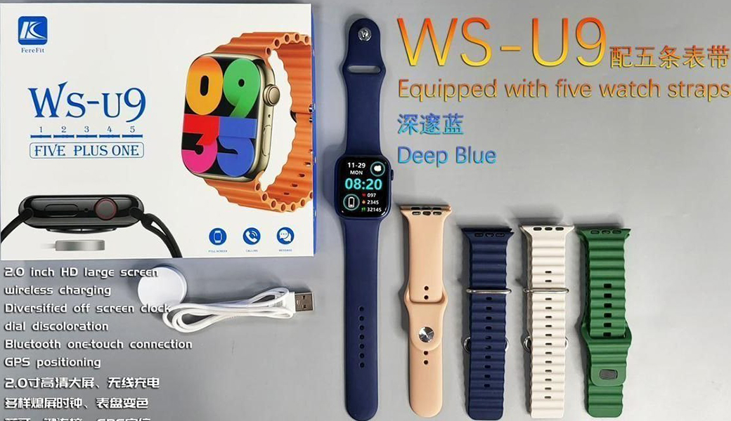 ساعت هوشمند WS-U9 طرح اپل واچ سری 9